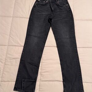 Zara Black Straight Leg Jeans